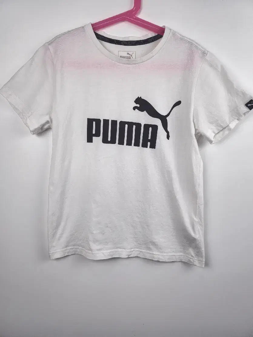 퓨마(PUMA) 키즈 화이트 로고 포인트 베이직 판팔티